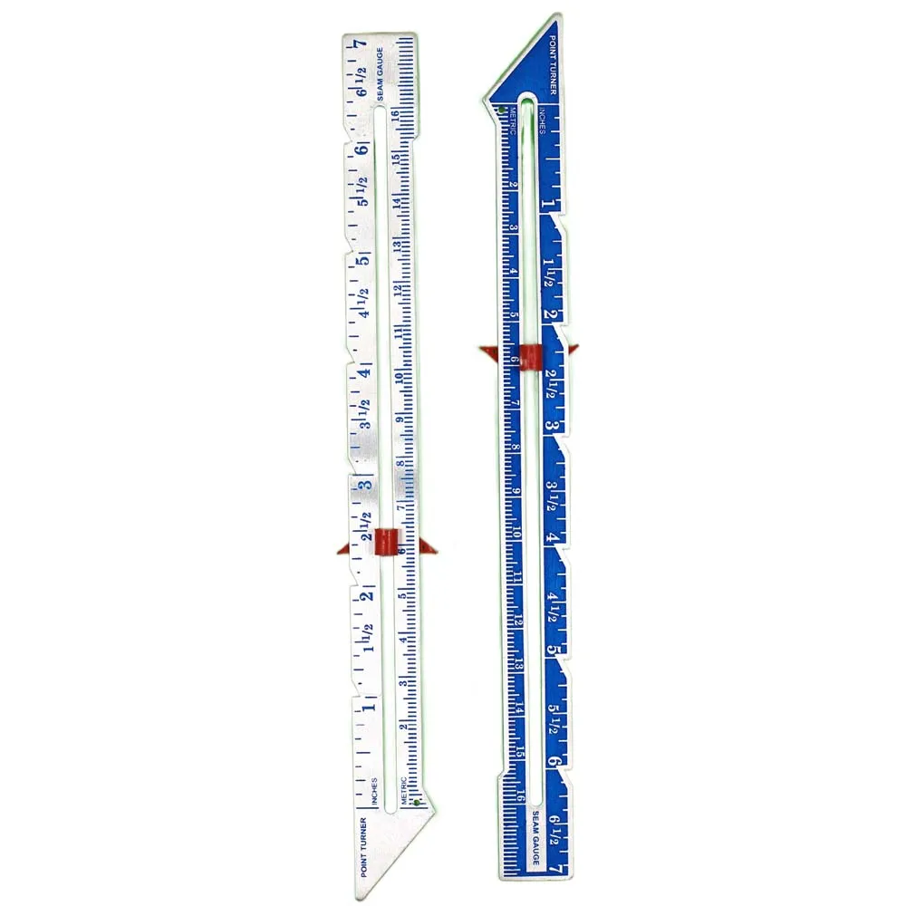 Sewing Gauge Ruler - 1 szt. Linijka do pikowania aluminiowa