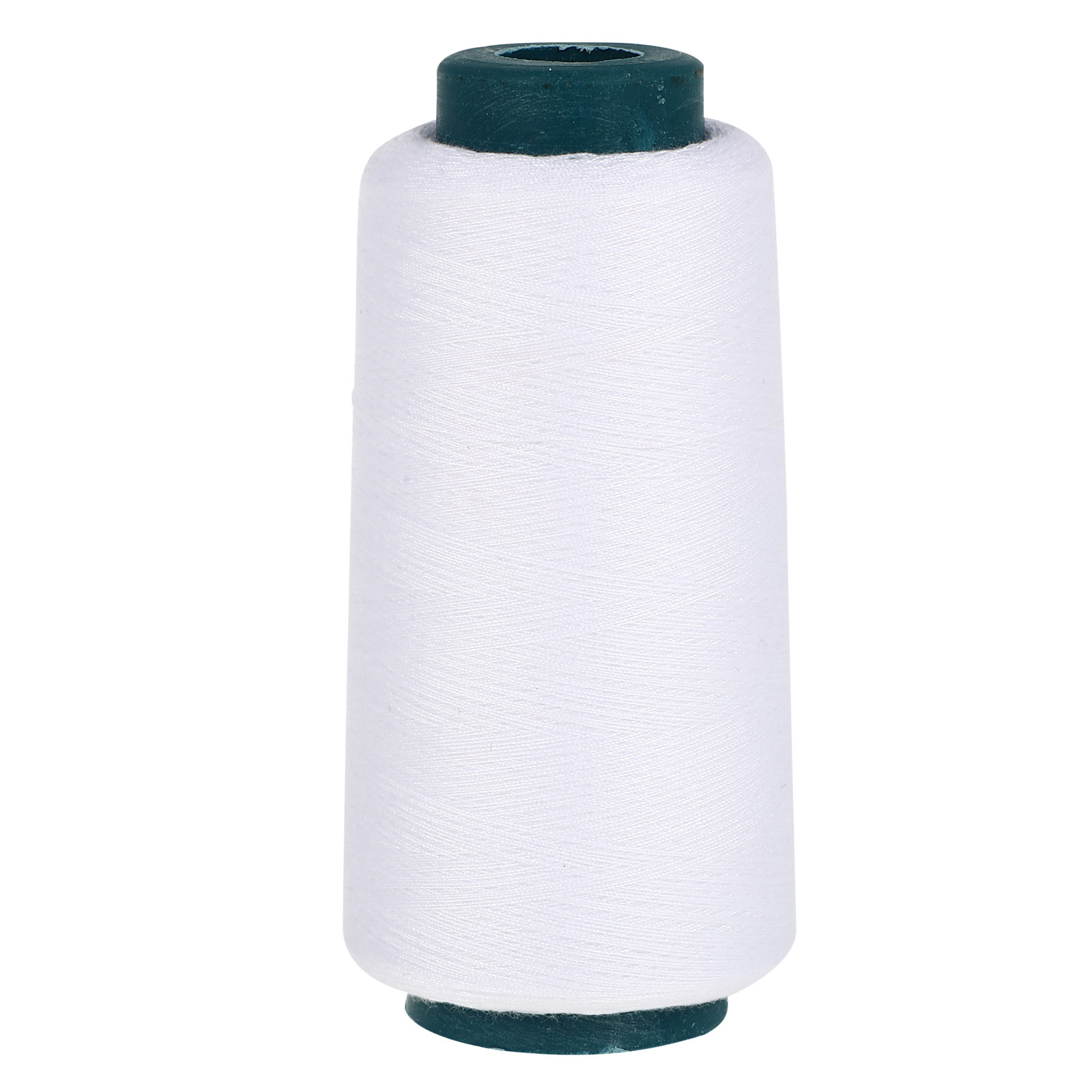 Sewing Thread In Textile - 3000 jardów, wybielony, biały, poliestrowy nici